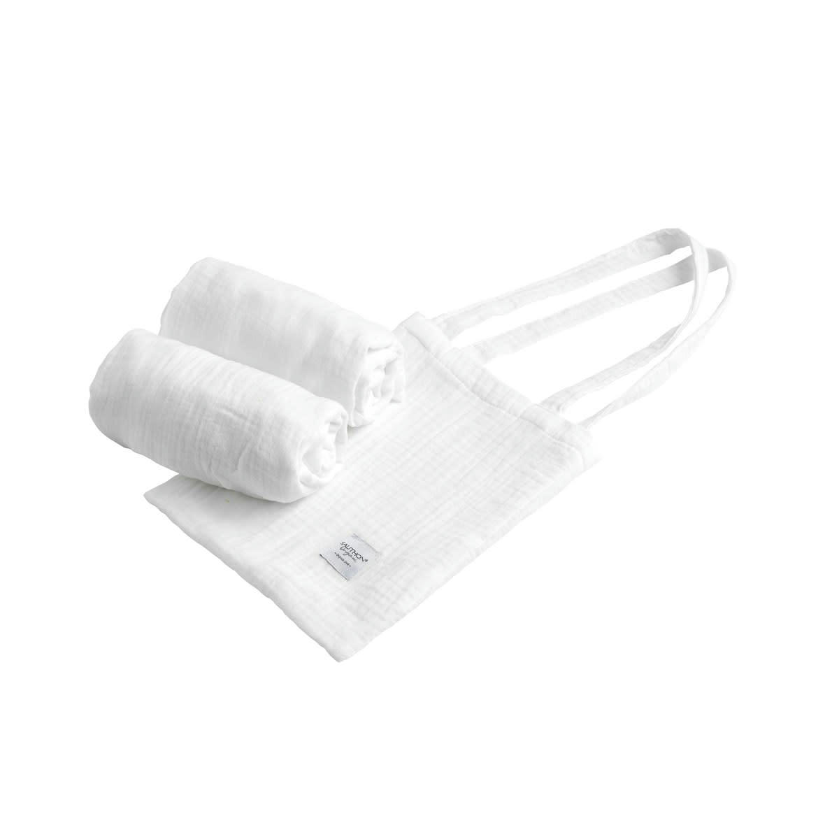 ORIGINAL - Lot de 2 draps housse rectangle en coton