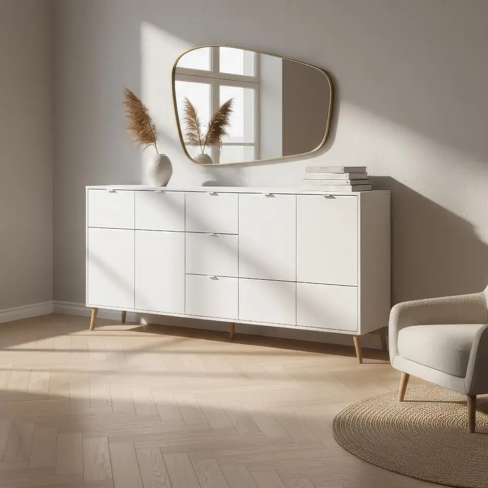 Calicosy - KLINT Dressoir - Wit 190x40x90 cm