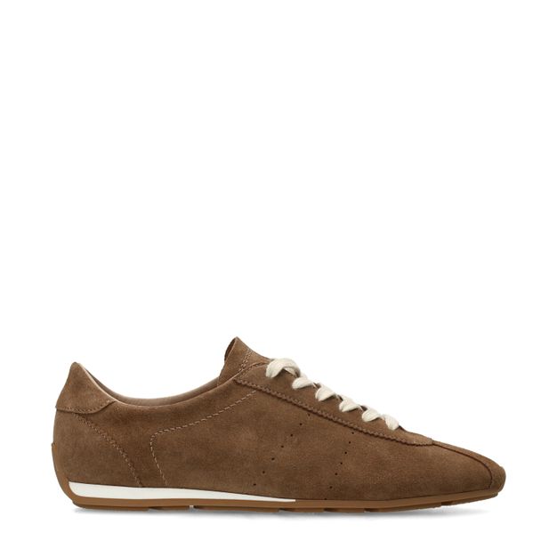 Bruine suède sneakers