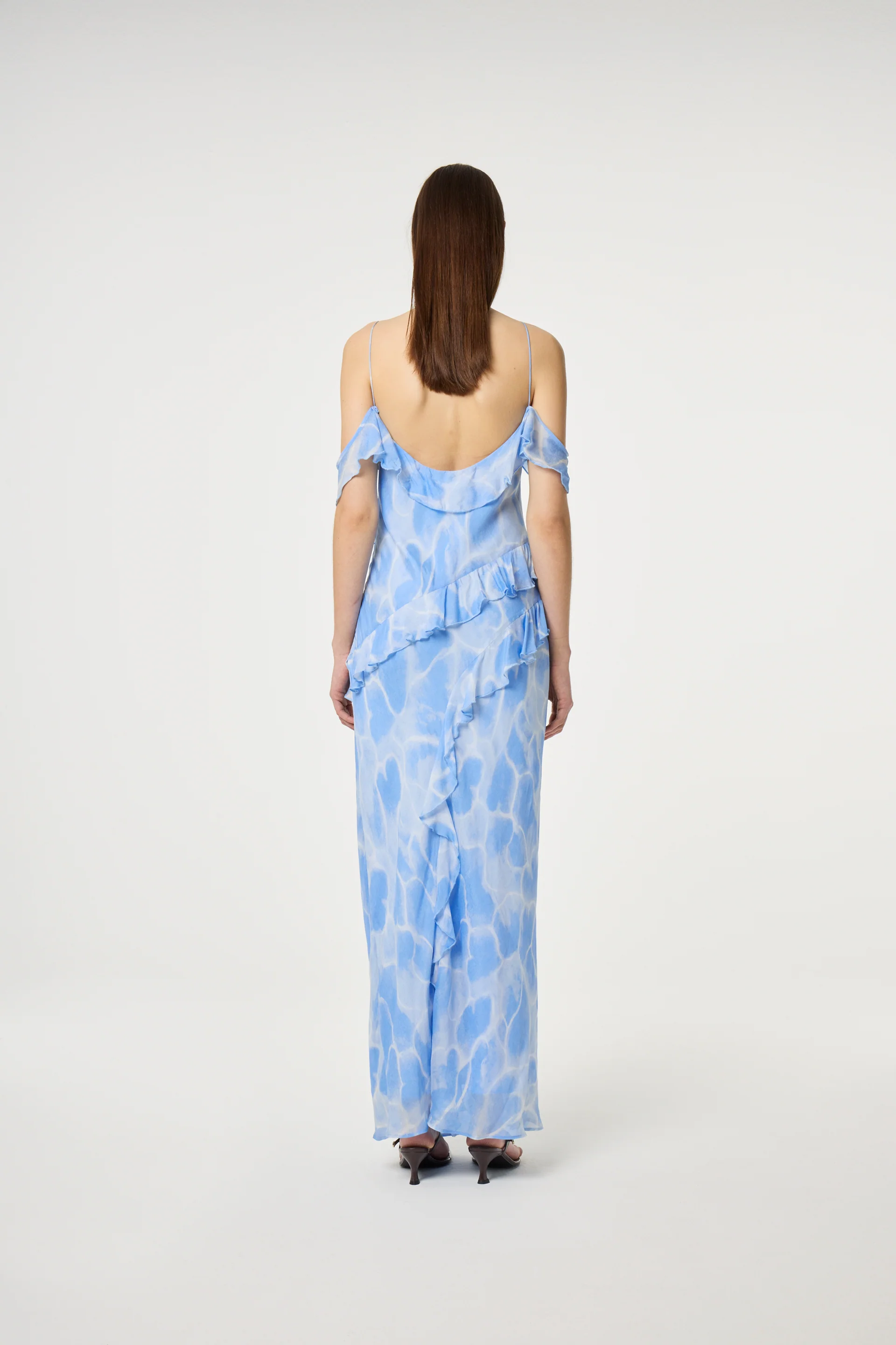 Jule Dress | Light Blue/Crispy White