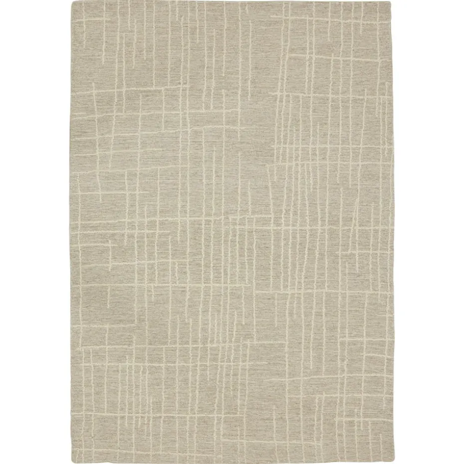 Kwantum Vloerkleden Woonkamer | Vloerkleden Kinderkamer | Vloerkleed Rains Grijs 190×280 Cm