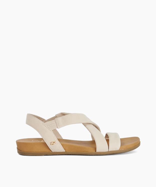 Landies Ecru - Flat Sandals