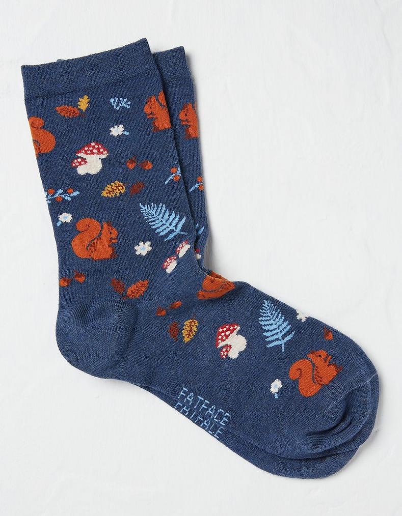 Woodland Squirrel Socks
