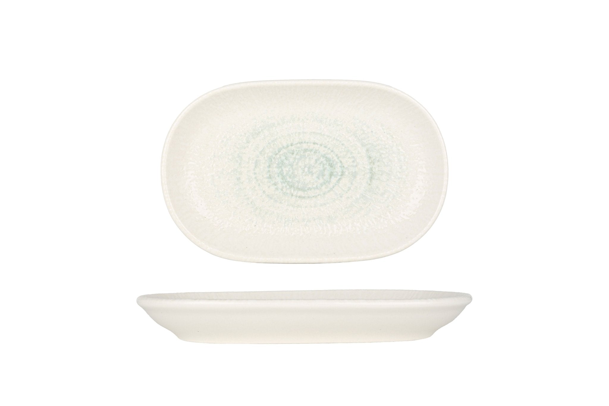 ID Fine Serveerschaal - Glacier - Porselein - 18 cm - set van 2