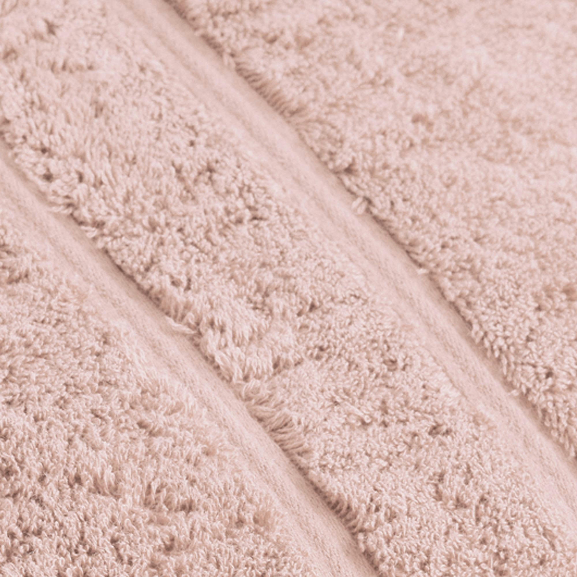 COTON PEIGNE D'EGYPTE EPONGES - Serviette de toilette 50x100 rose blush en coton