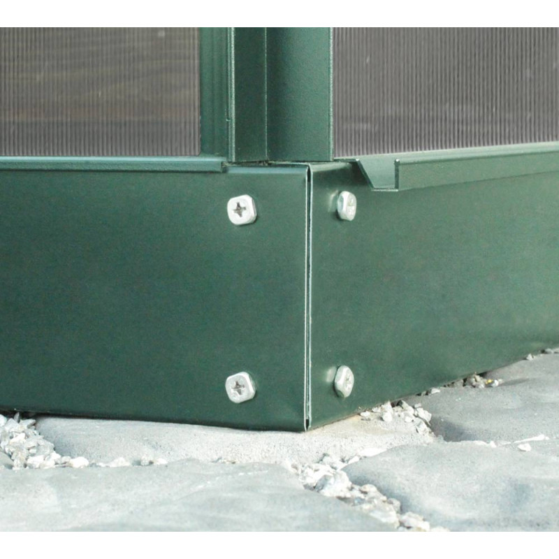 Embase pour serre Venus verte 6,2 m² VITAVIA