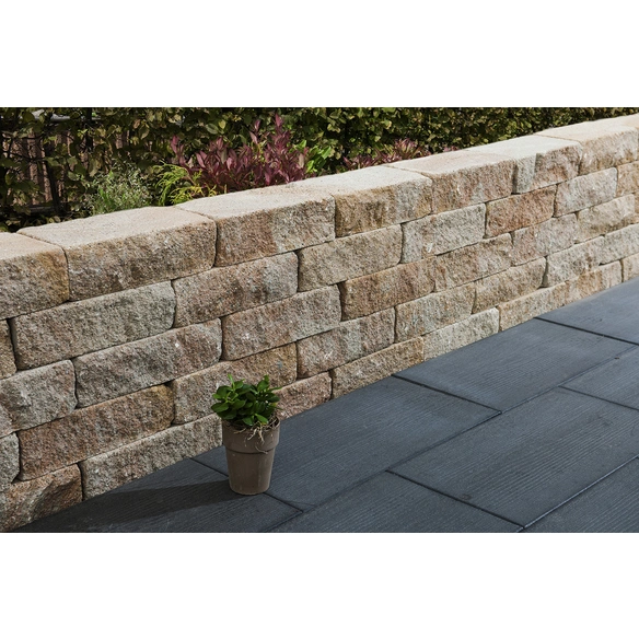 Mauerstein »Monza«, BxHxL: 210 x 125 x 210 mm, sandstein, Beton