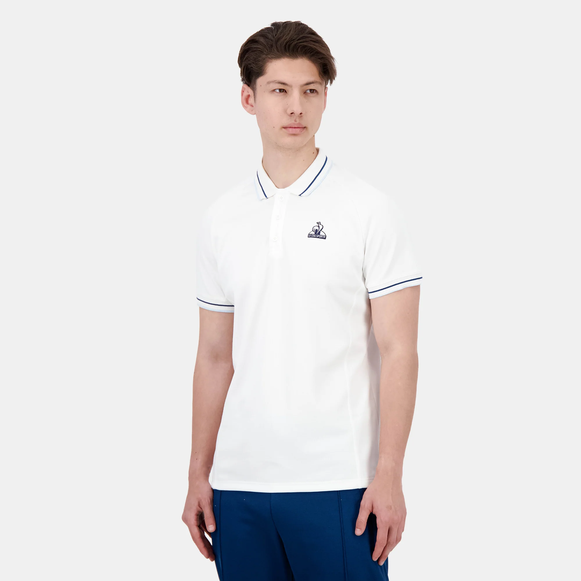 2510644-HERITAGE LF Polo SS N°1 M marshmallow | Polo Homme