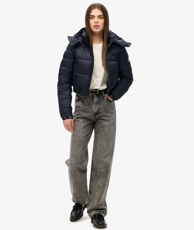 Crop Hooded Fuji Jacket