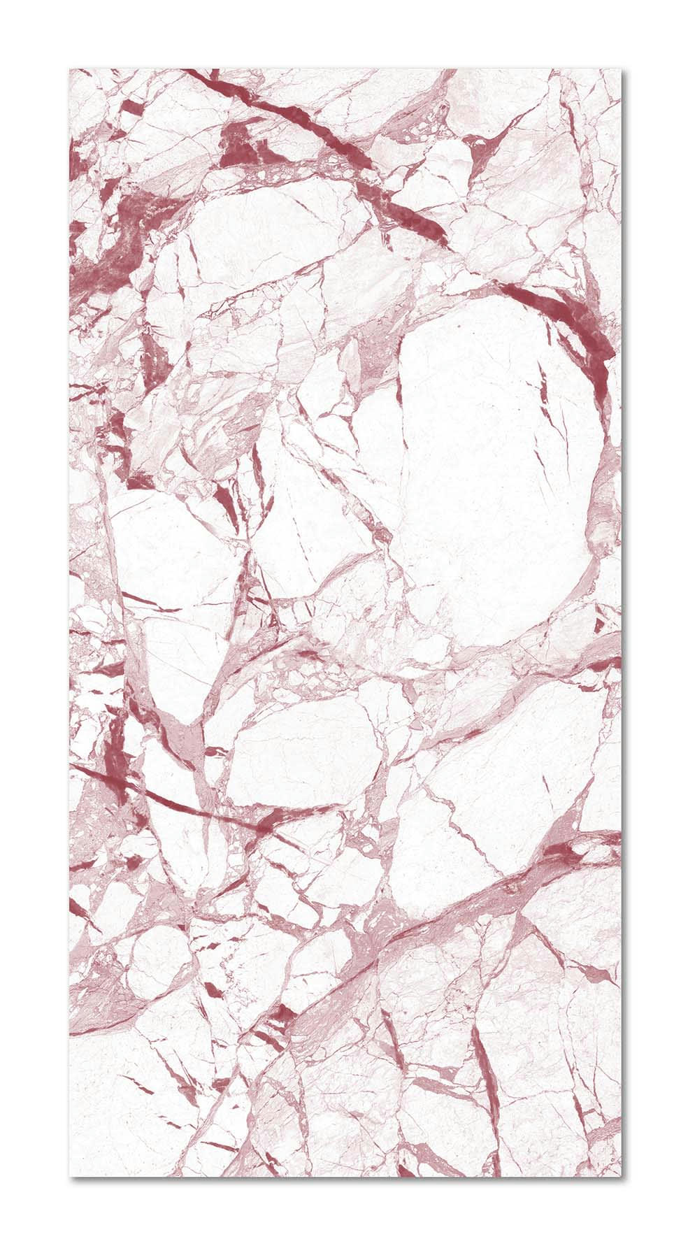 - Tapis vinyle marbre blanc et rose 200x250cm