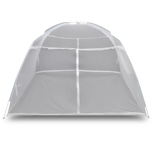 NNEVL Camping Tent 200x180x150 cm Fiberglass White