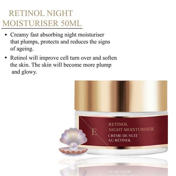 Eclat Skin London Retinol Night Moisturiser 50ml SPF 50 Collagen Day Cream 50ml