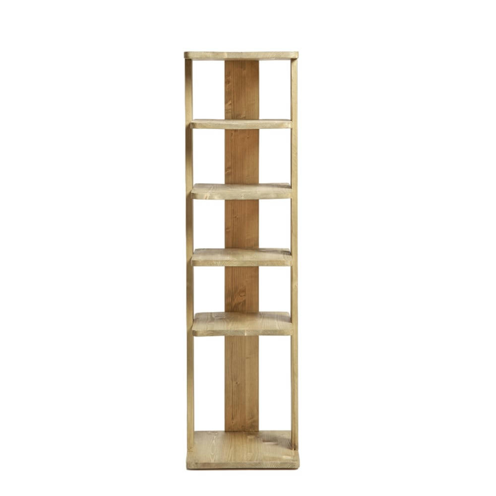 EFRON - Porte-chaussures en bois d’épicéa en couleur naturel