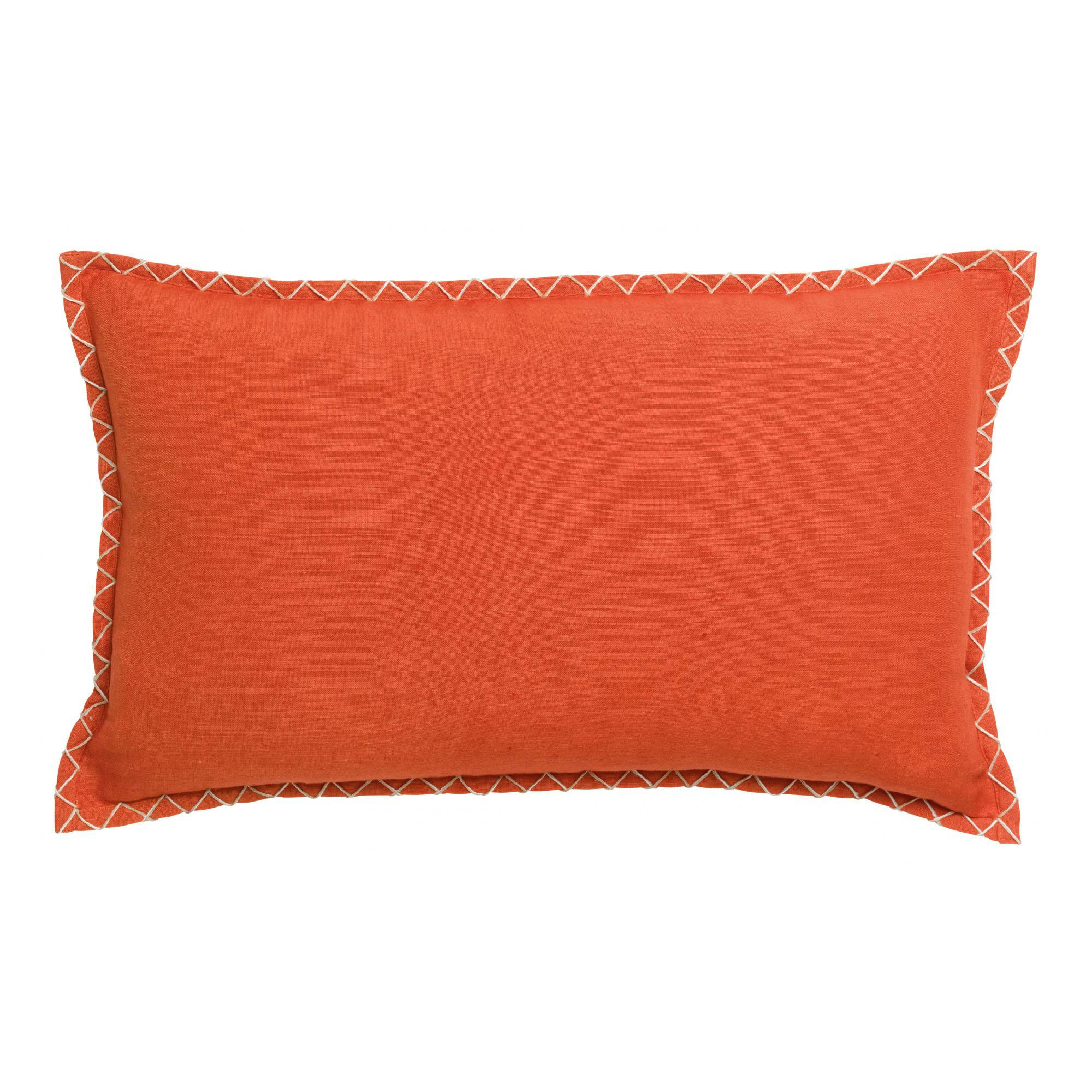 NALA - Coussin  en coton marmelade 30 x 50