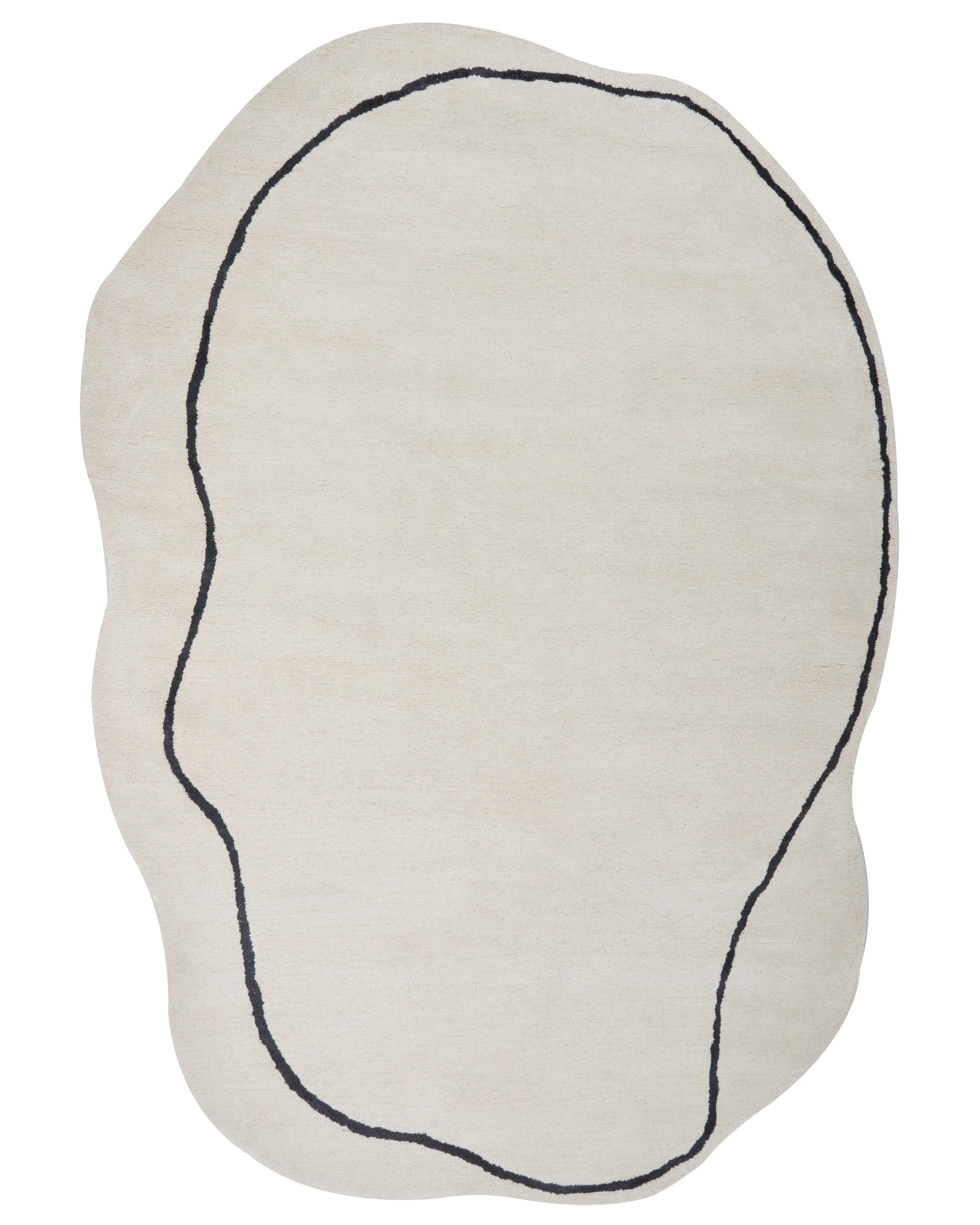 Rug DERA Beige 160 x 230 cm Viscose