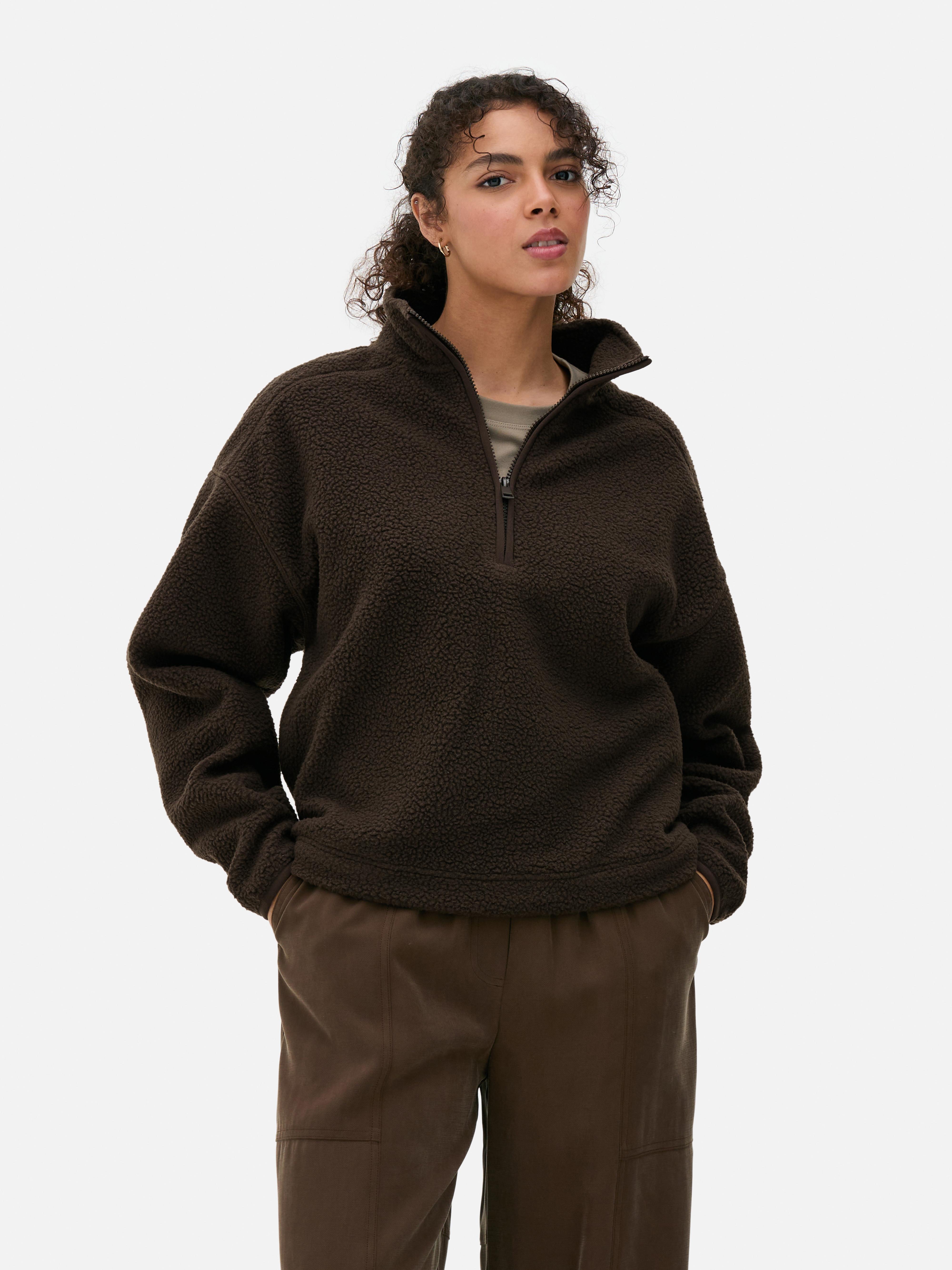 Half Zip Borg Fleece