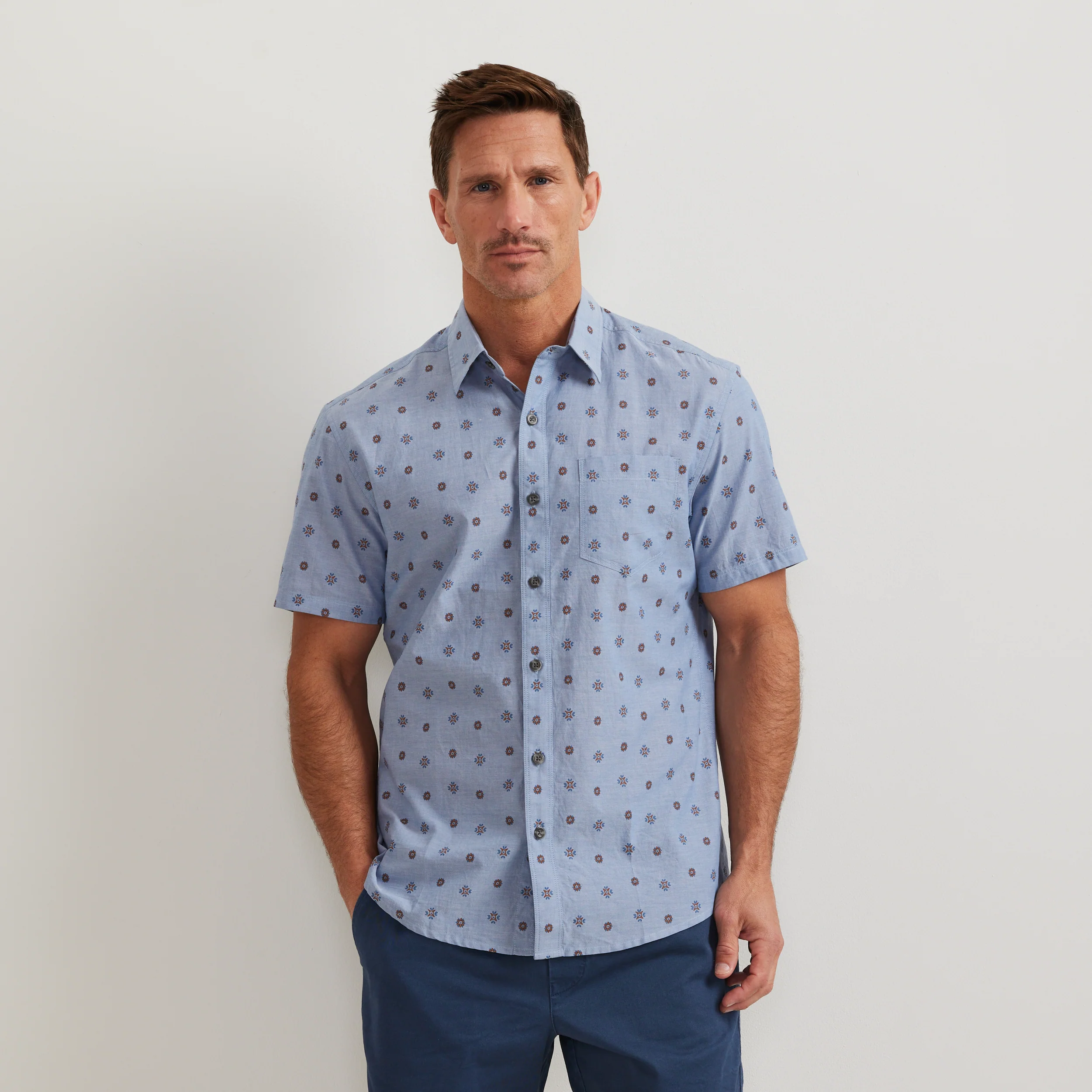 Men's Baja Short-Sleeve Shirt - Print