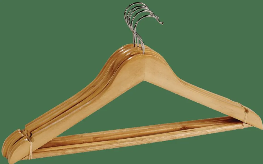 Cintres^CASA NEW WOOD Cintres Set De 5 Naturel