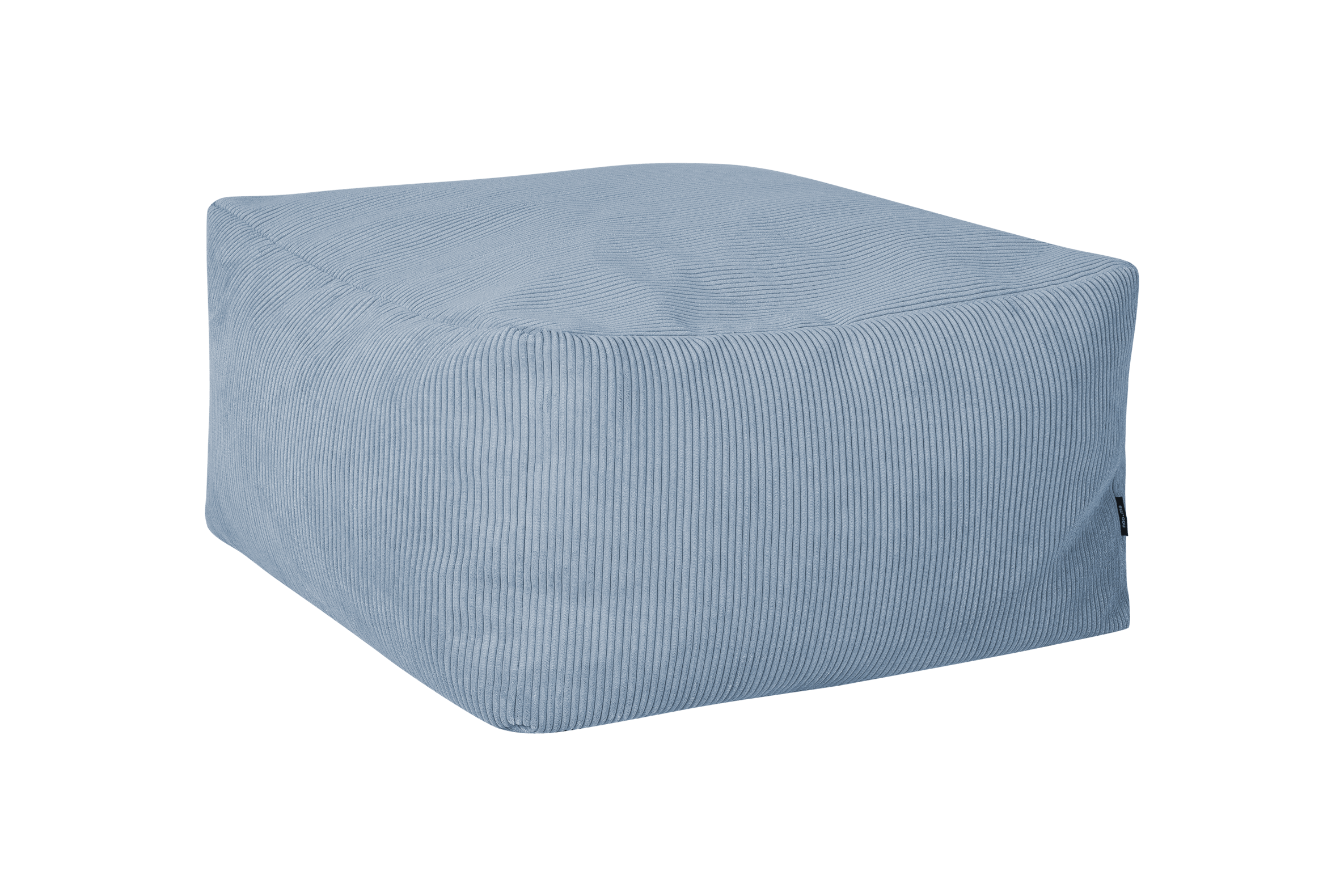 noo.ma Keno Pouf babyblauw corduroy wol 50–70 cm