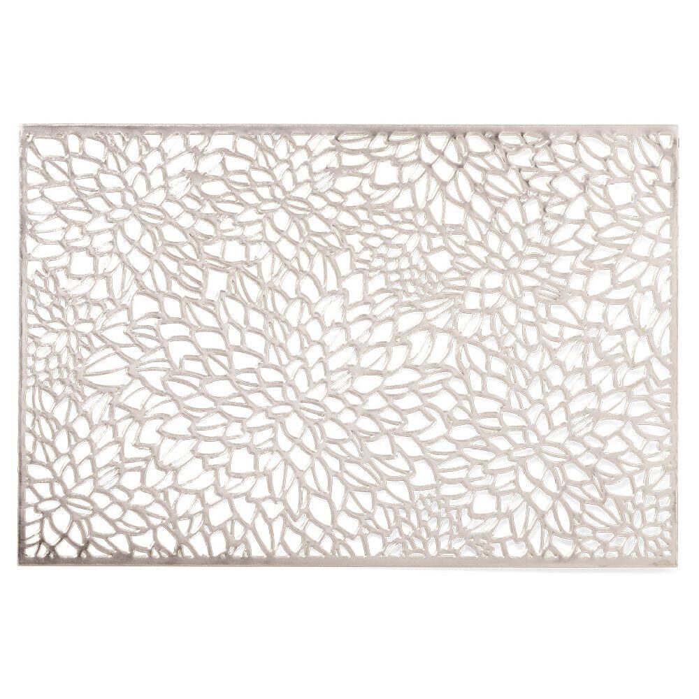 Set de table déco design ajouré doré 30x45cm x2