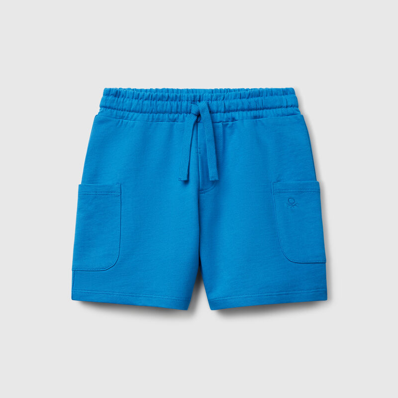 Cotton cargo shorts