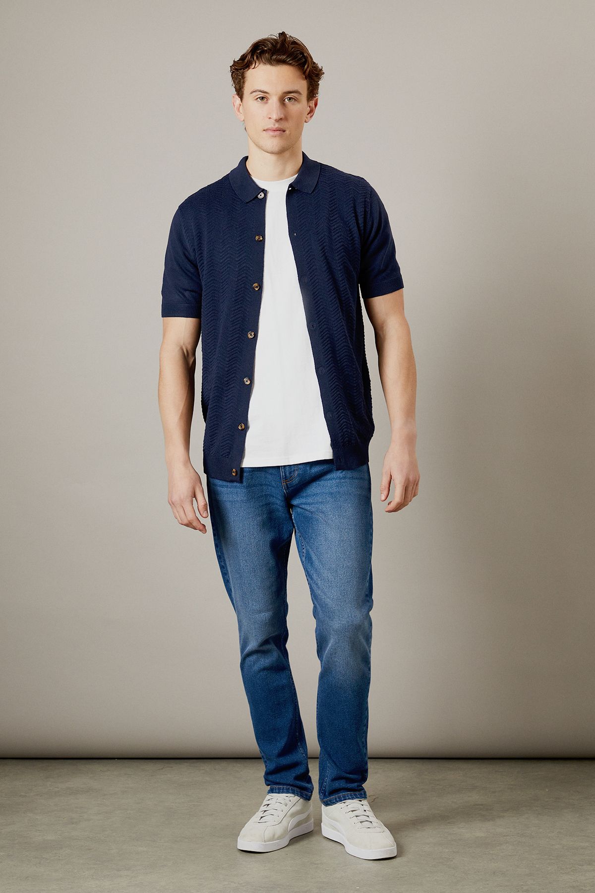 Burton Mid Wash Stretch Slim Fit Jeans