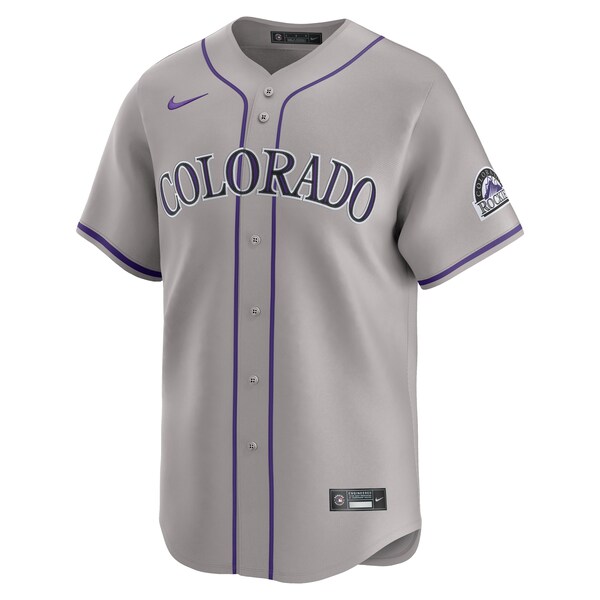 Colorado Rockies Nike Road Limited Jersey - Gray