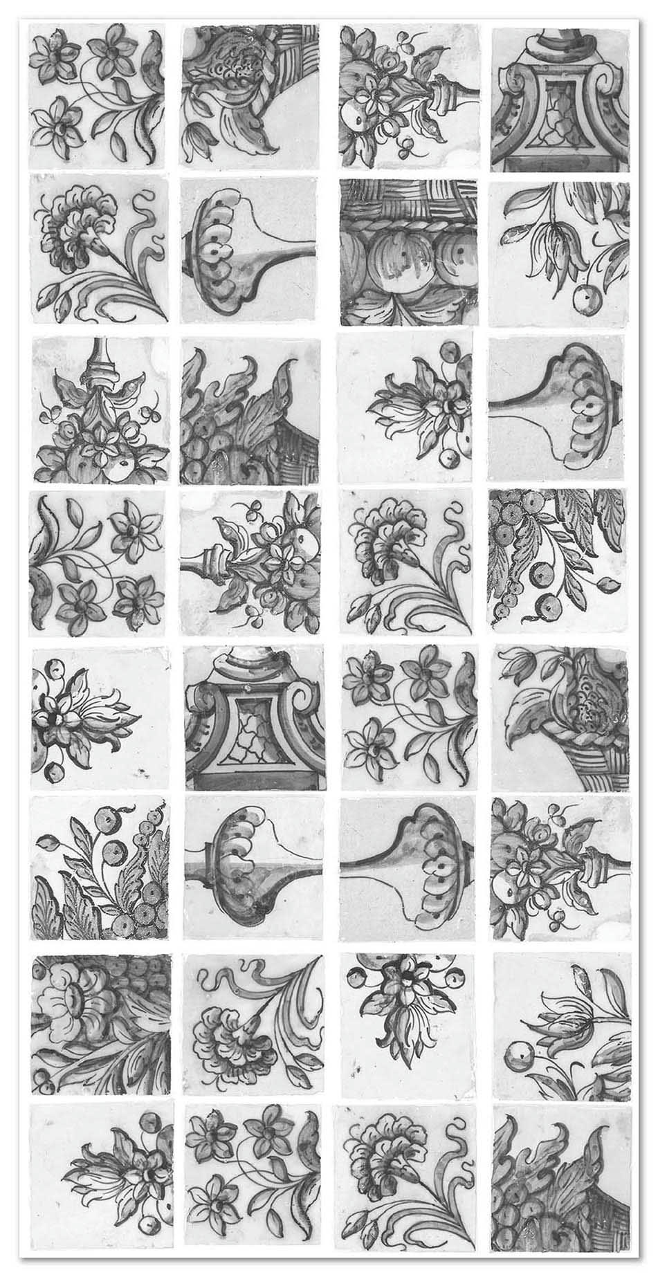 ALFOMBRAS AZULEJOS - Tapis vinyle carreaux ciments séville gris 140x200cm