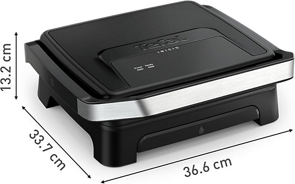 Gril Panini Noir 2000W Grande Surface