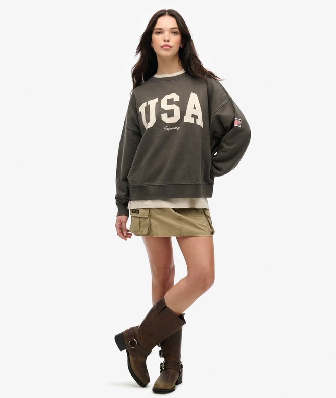 Athletic Essentials Relaxed Crew Sweatshirt