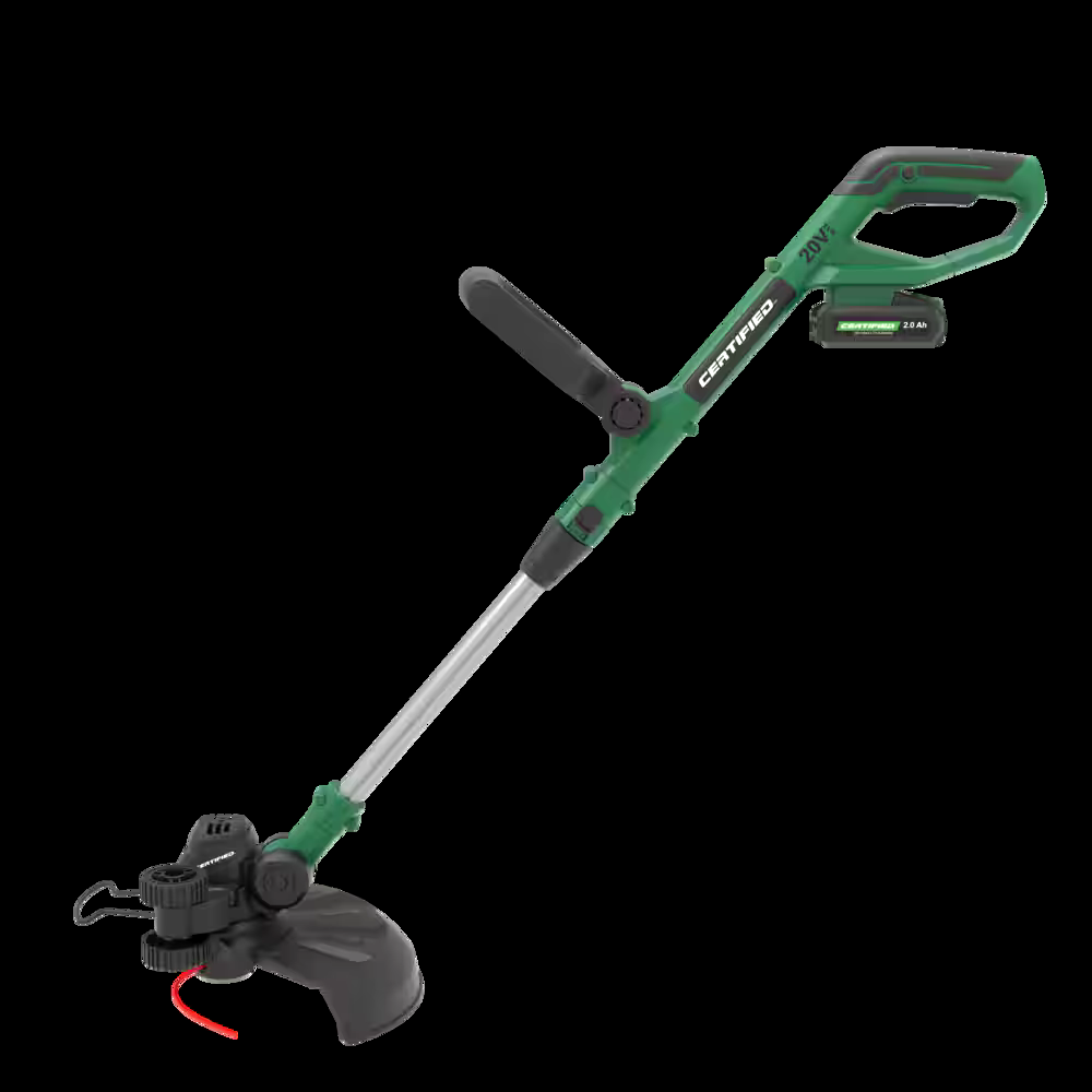 Certified 20V Cordless Line Grass Trimmer, 12-in