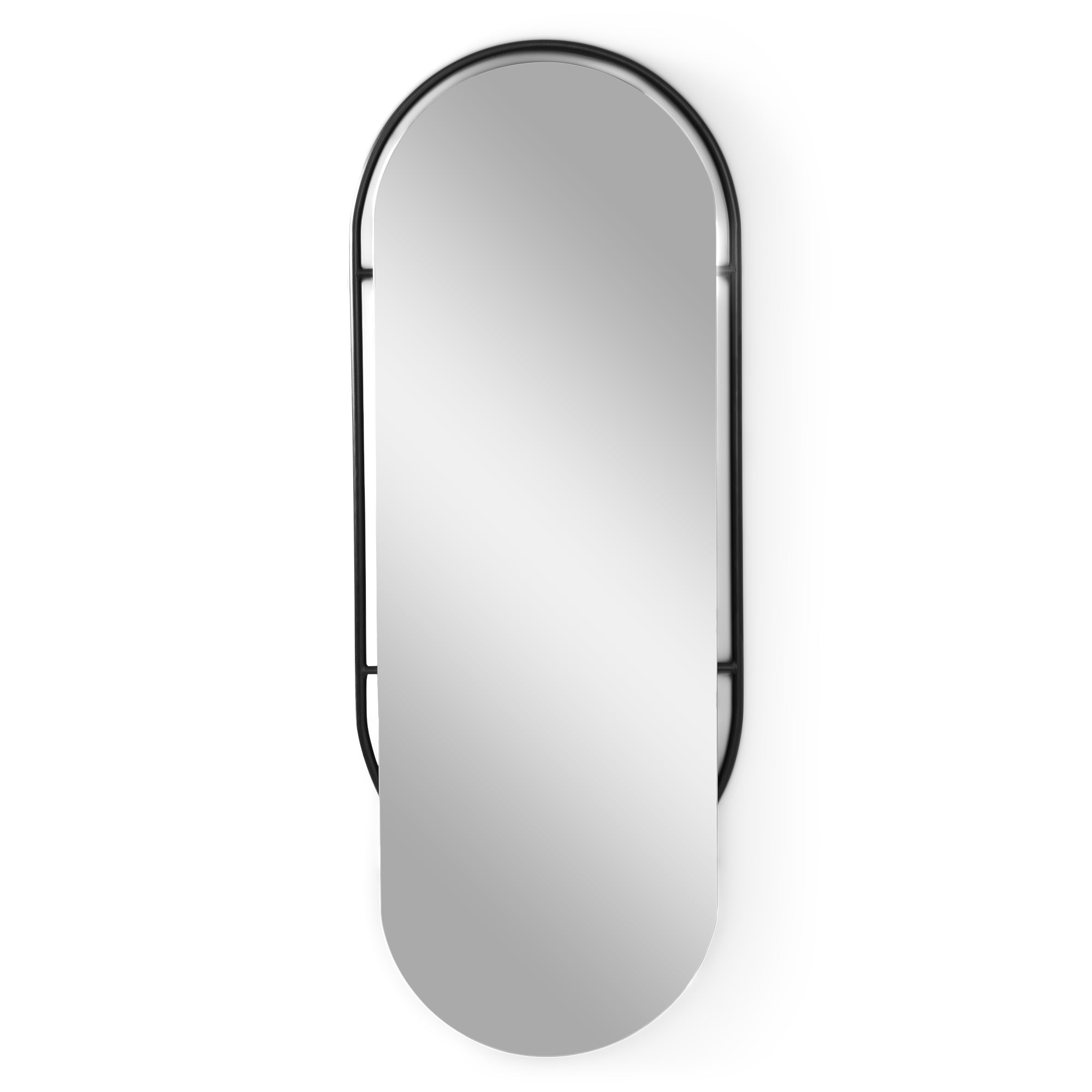 Spinder Design spiegel Orbis Oval 160 - Zwart