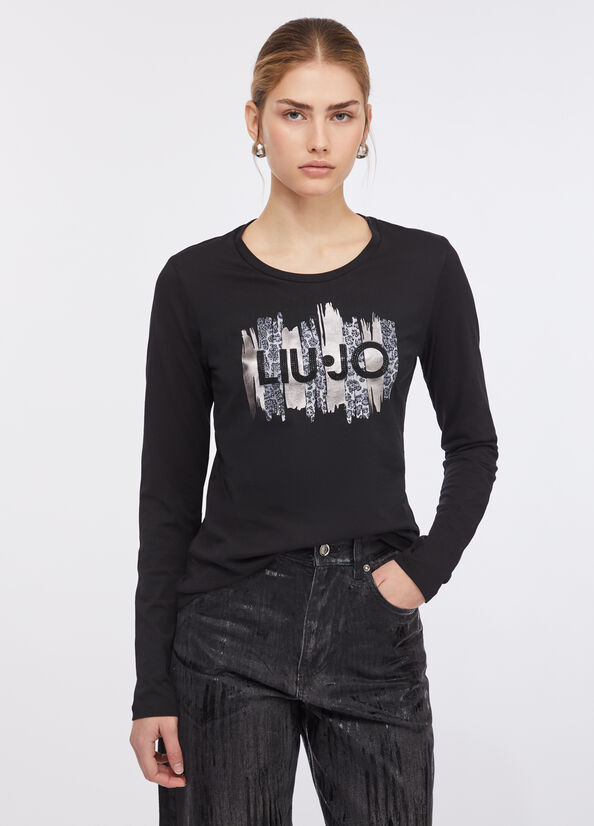 T-shirt a maniche lunghe