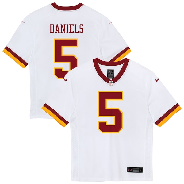 Jayden Daniels Washington Commanders Nike Preschool Game Super Bowl Era Jersey - White