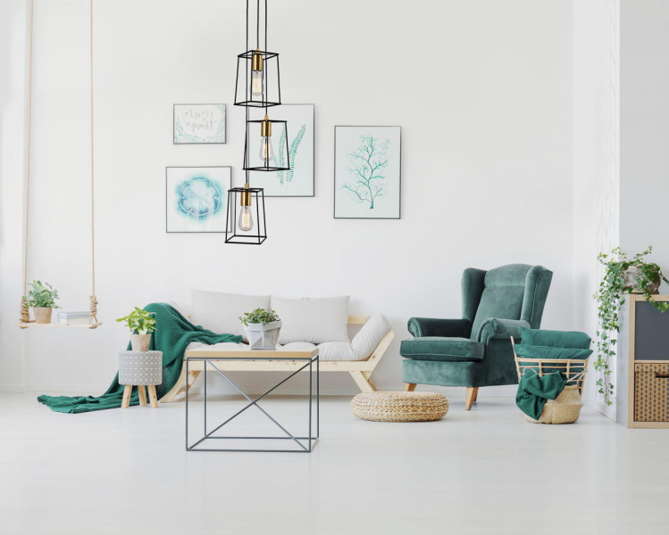 Lampa wisząca czarny mat-złota Alanis 3xE27x60W Italux