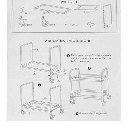 SOGA 2X 2 Tier Stainless Steel Square Tube Drink Wine Utility Cart 500x500x950mm