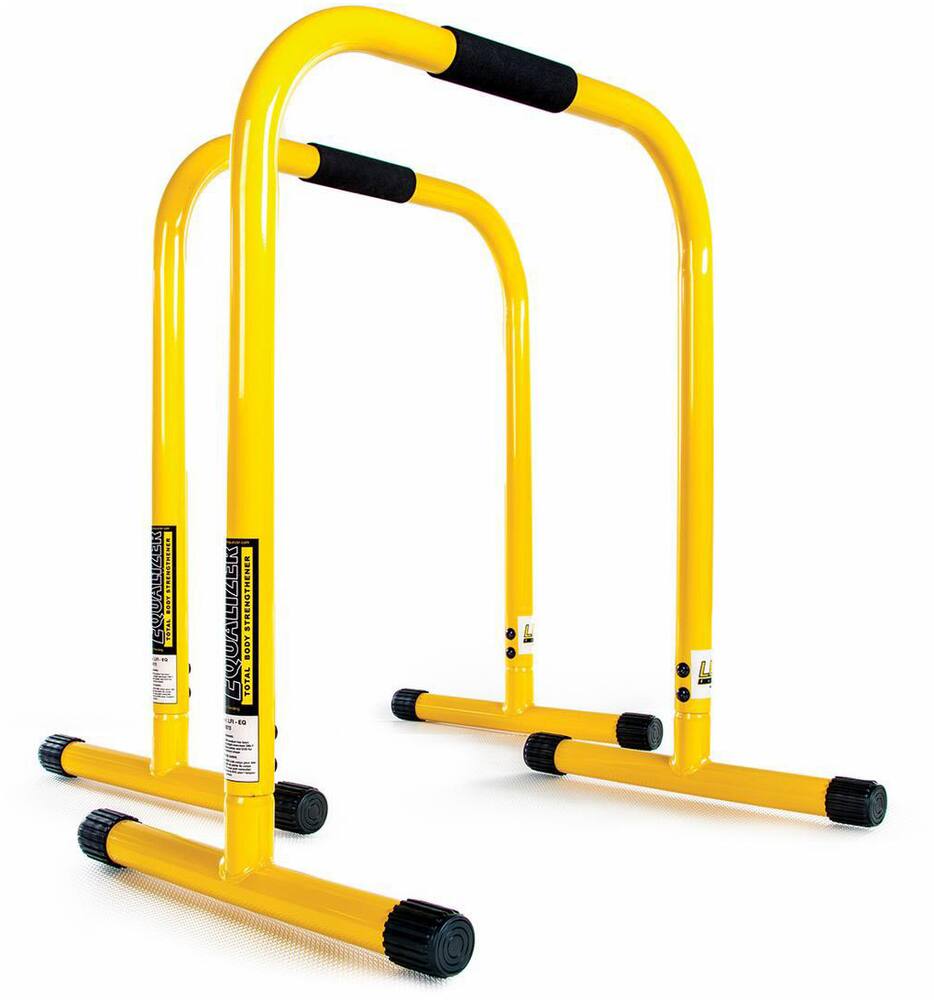 Lebert EQualizer Total Body Strengthener Dip Bar Stand, 2-pc