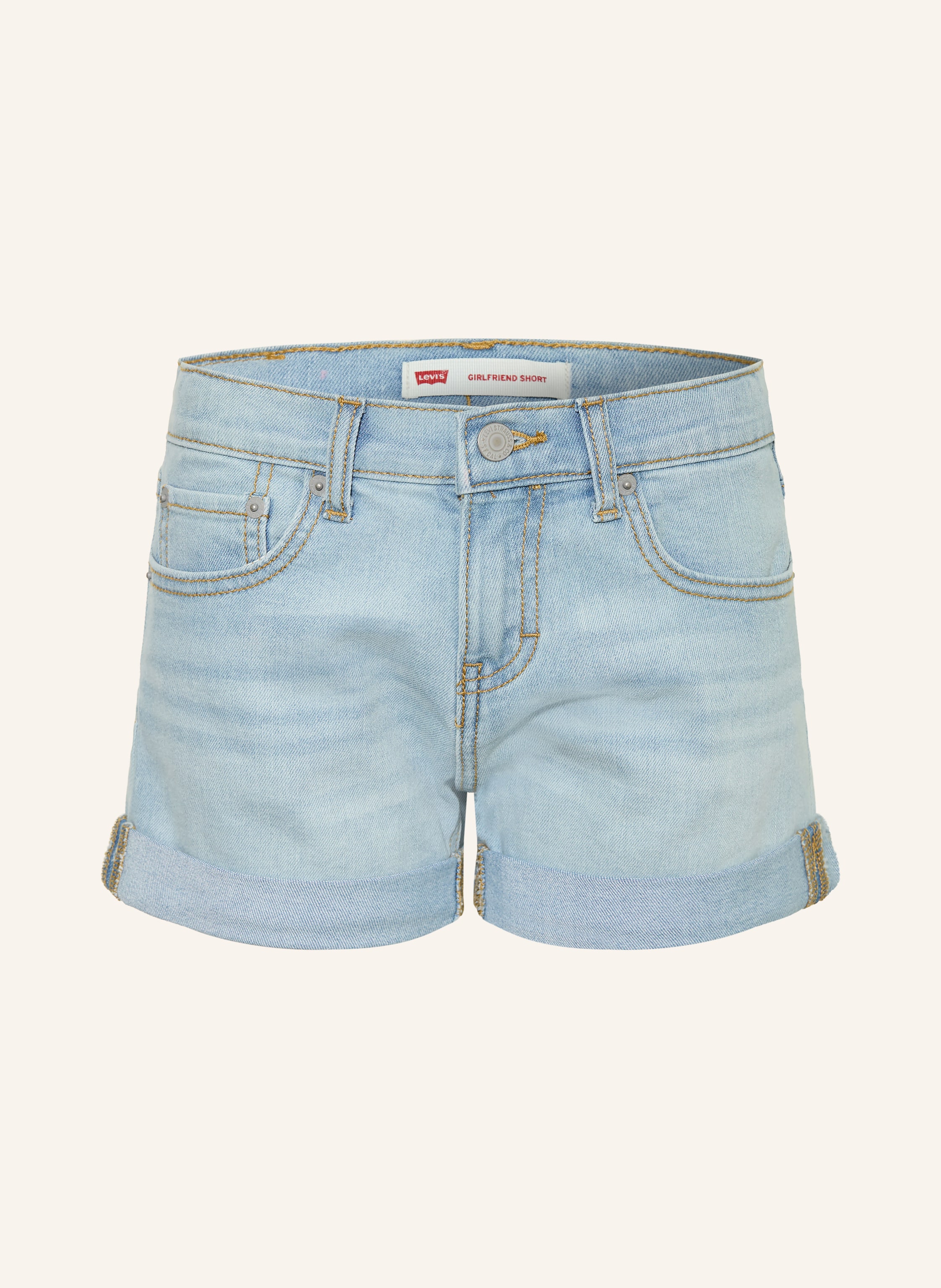Levi's® Jeansshorts GIRLFRIEND SHORT Slim Fit