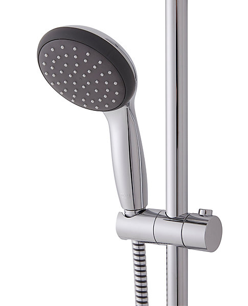 Kit de douche sans robinetterie avec douchette 1 jet   flexible   barre réglable, chrome, Grohe Vitalio Start