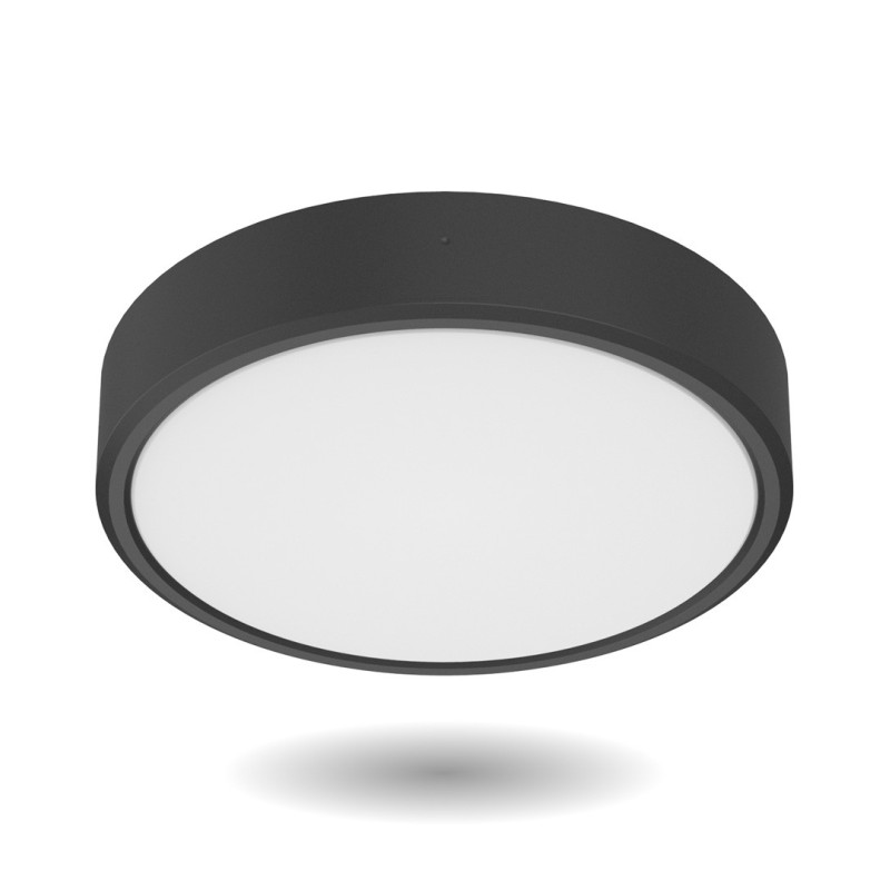 Spot encastrable LED Downlight noir blanc dimmable IP44 2500 lm 12 W XANLITE