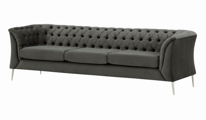 Sofa trzyosobowa Chesterfield Modern-Velluto 19