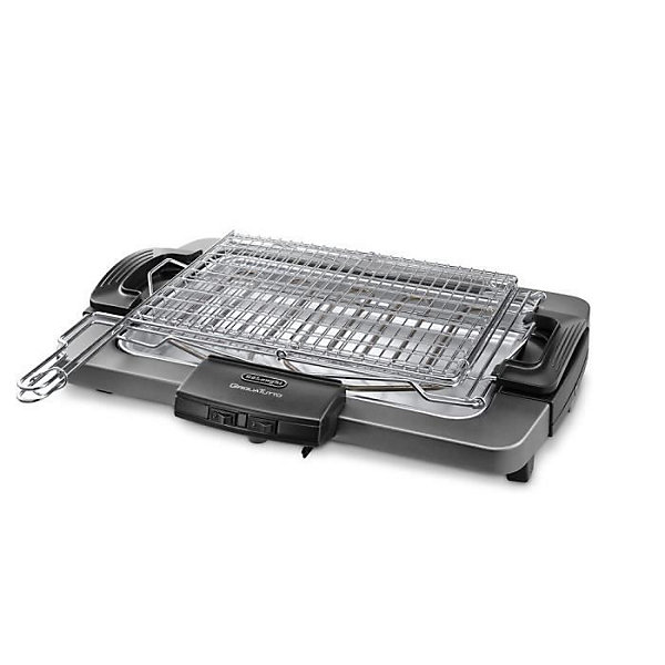 Barbecue électrique DELONGHI BQ80.X - 2 450 W - Plateau aluminium amovible