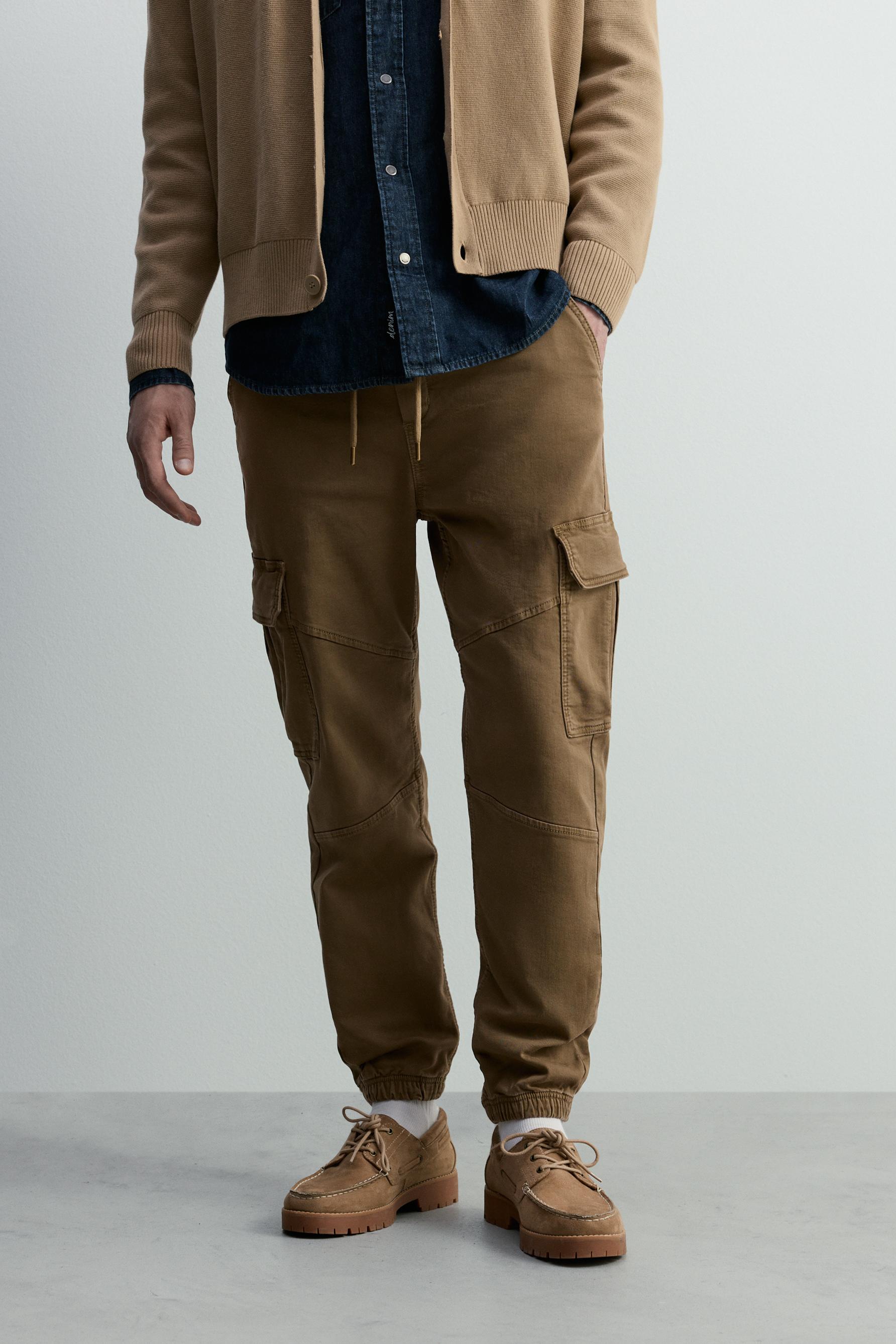Jeans jogger cargo fleece