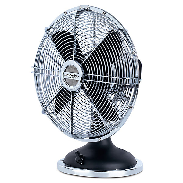 H.Koenig JOE50 NOIR - Ventilateur design métal