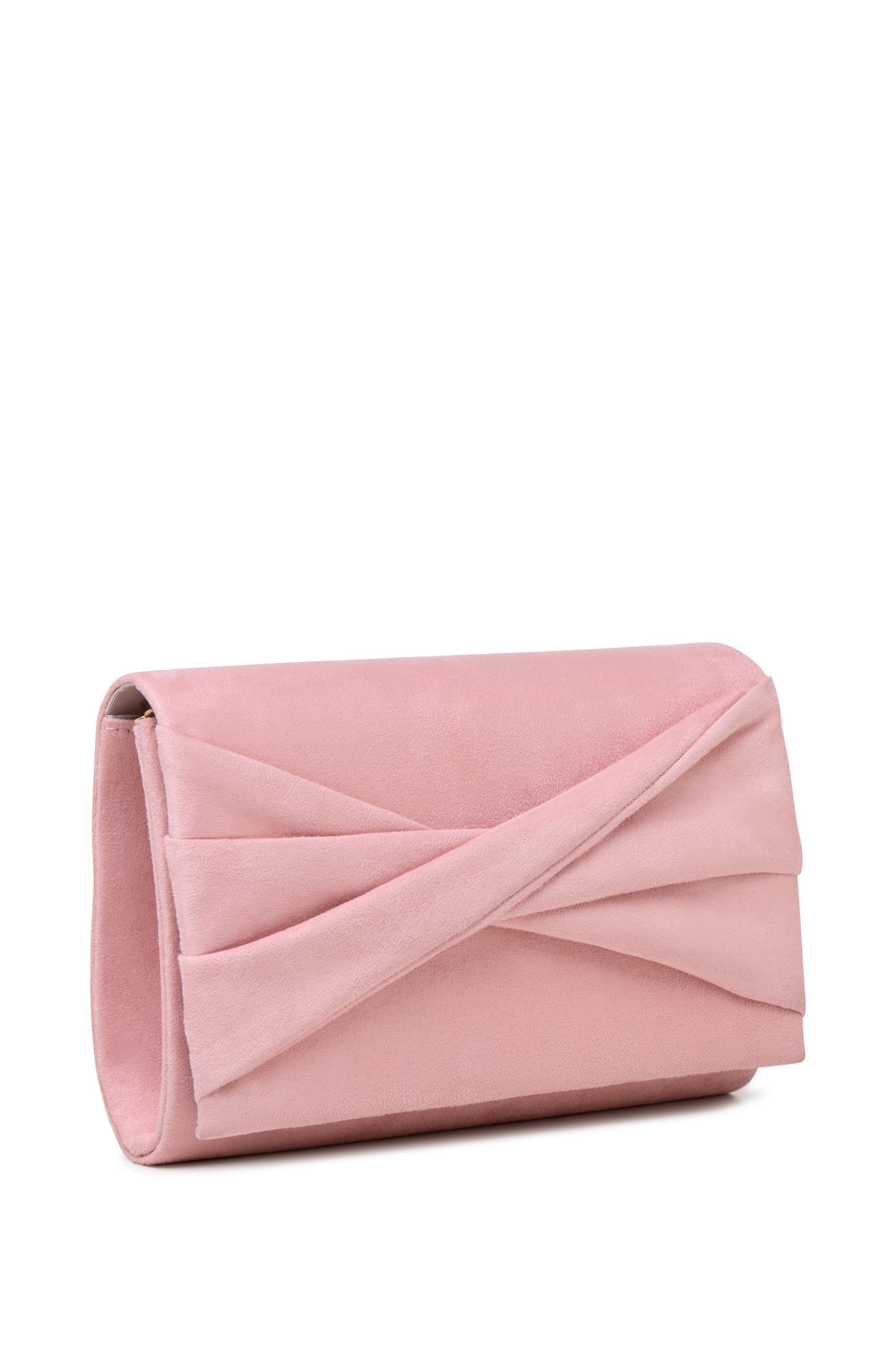 Paradox London Deloria Pleated Twist Clutch Bag