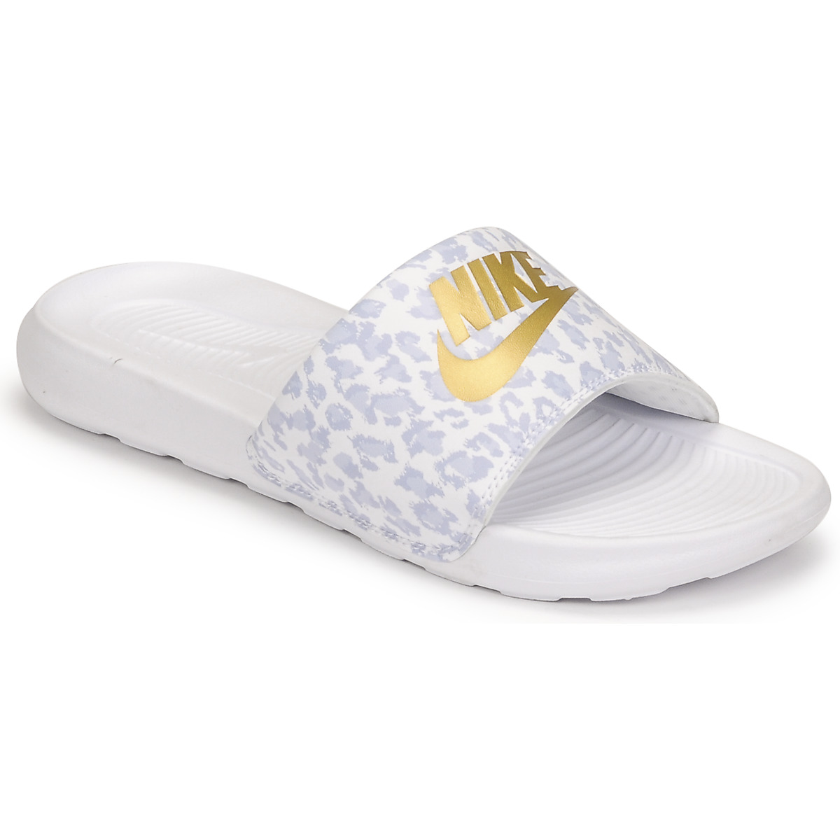 Nike - W NIKE VICTORI ONE SLIDE PRINT - White / Gold