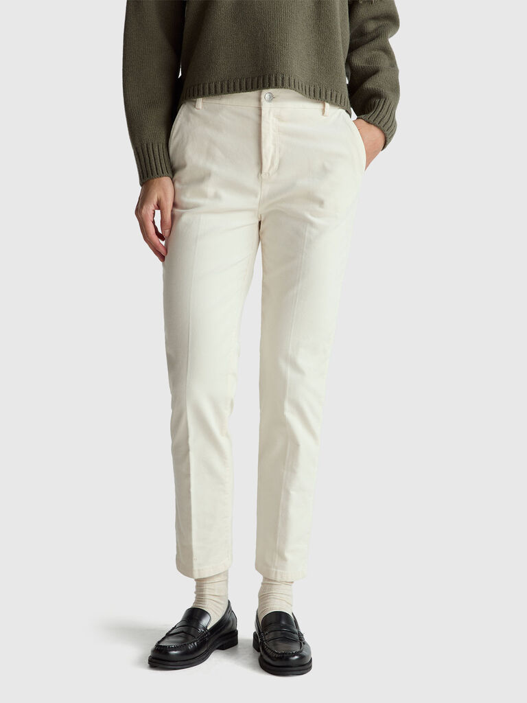 Stretch corduroy chinos