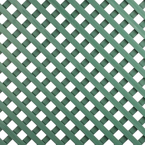 Lot de 5 treillis fixes en PVC vert 220 x 84 cm - mailles de 20 x 20 mm
