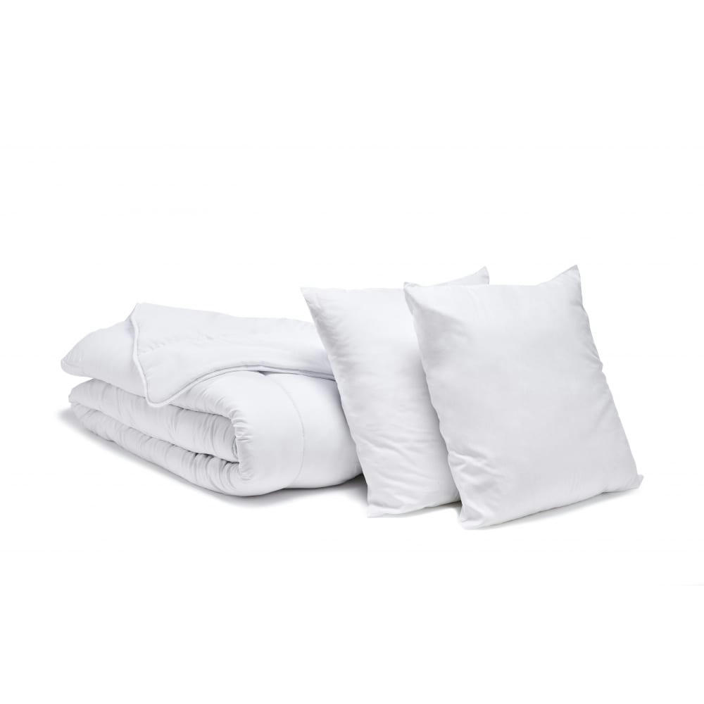 PACK ANTI-ACARIENS - Ensemble anti-acariens couette chaude 220x240cm + 2 oreillers 60x60cm