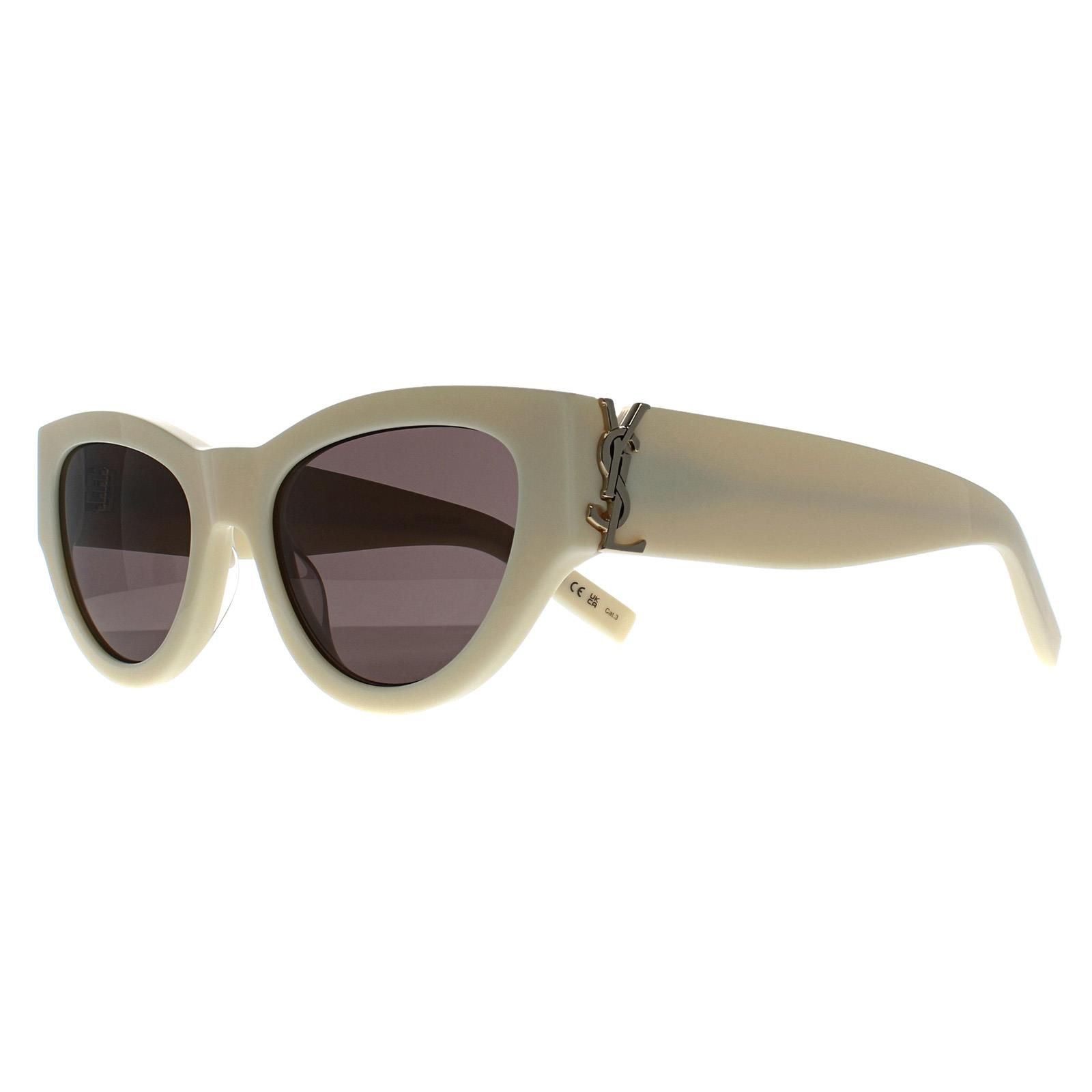 Saint Laurent Cat Eye Ivory Grey SL M94